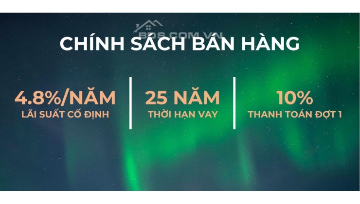 Trả trước 299tr nhận ngay căn hộ chung cư view đẹp full tiện ích ưu đãi sốc vay 25 năm cố định 4.8%